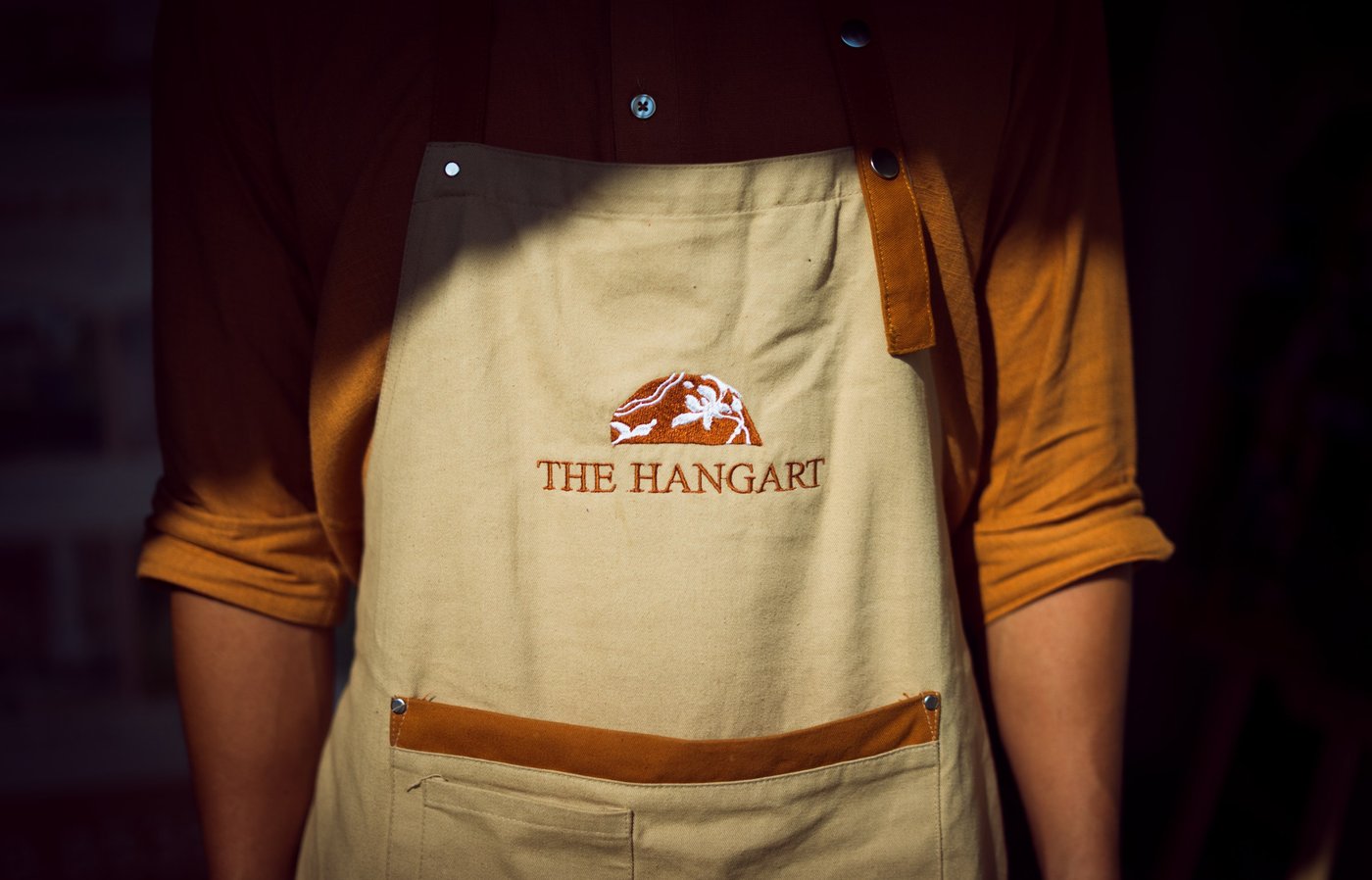Apron worn in the workshop