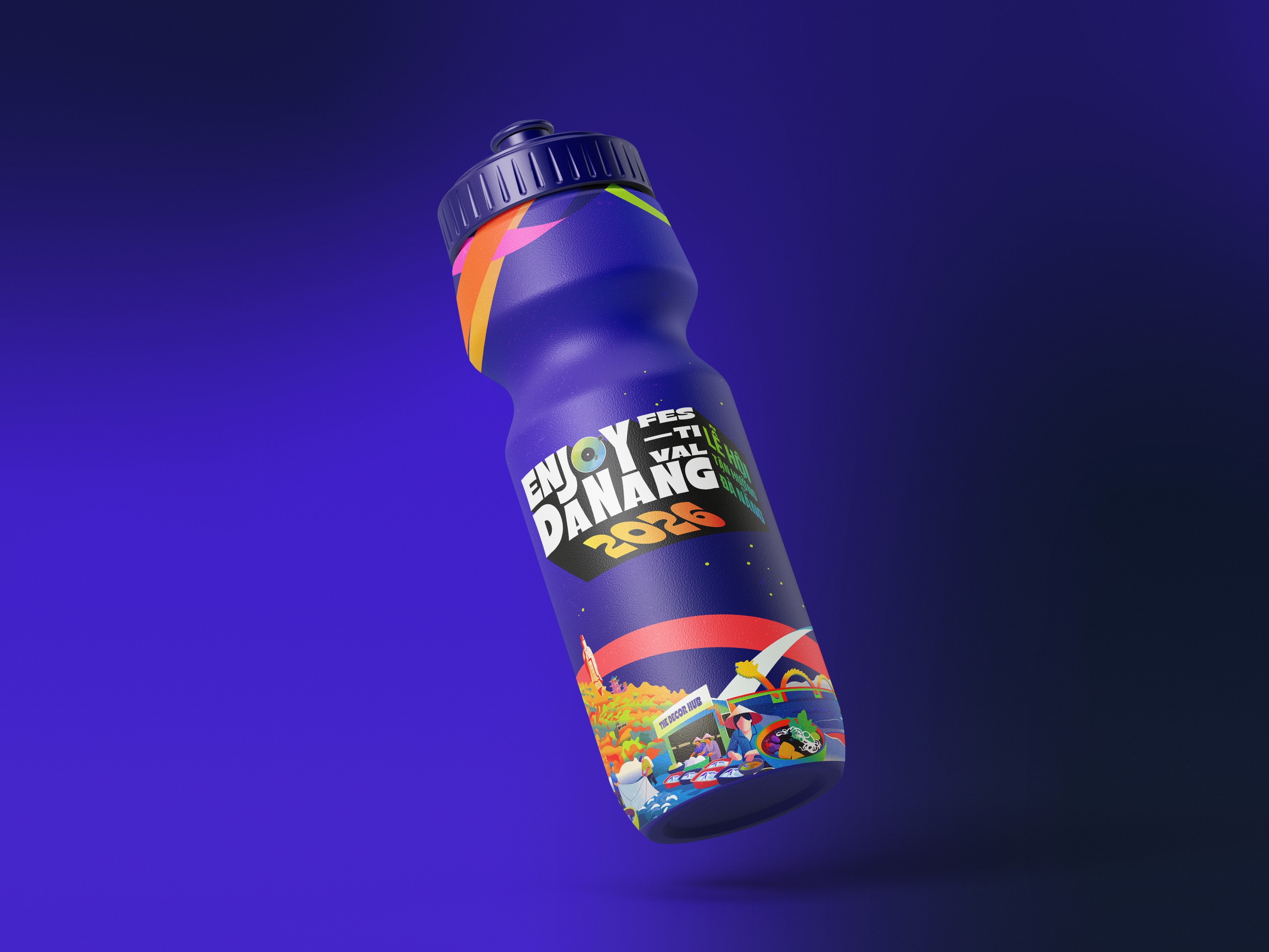 Enjoy Danang branded bottle.