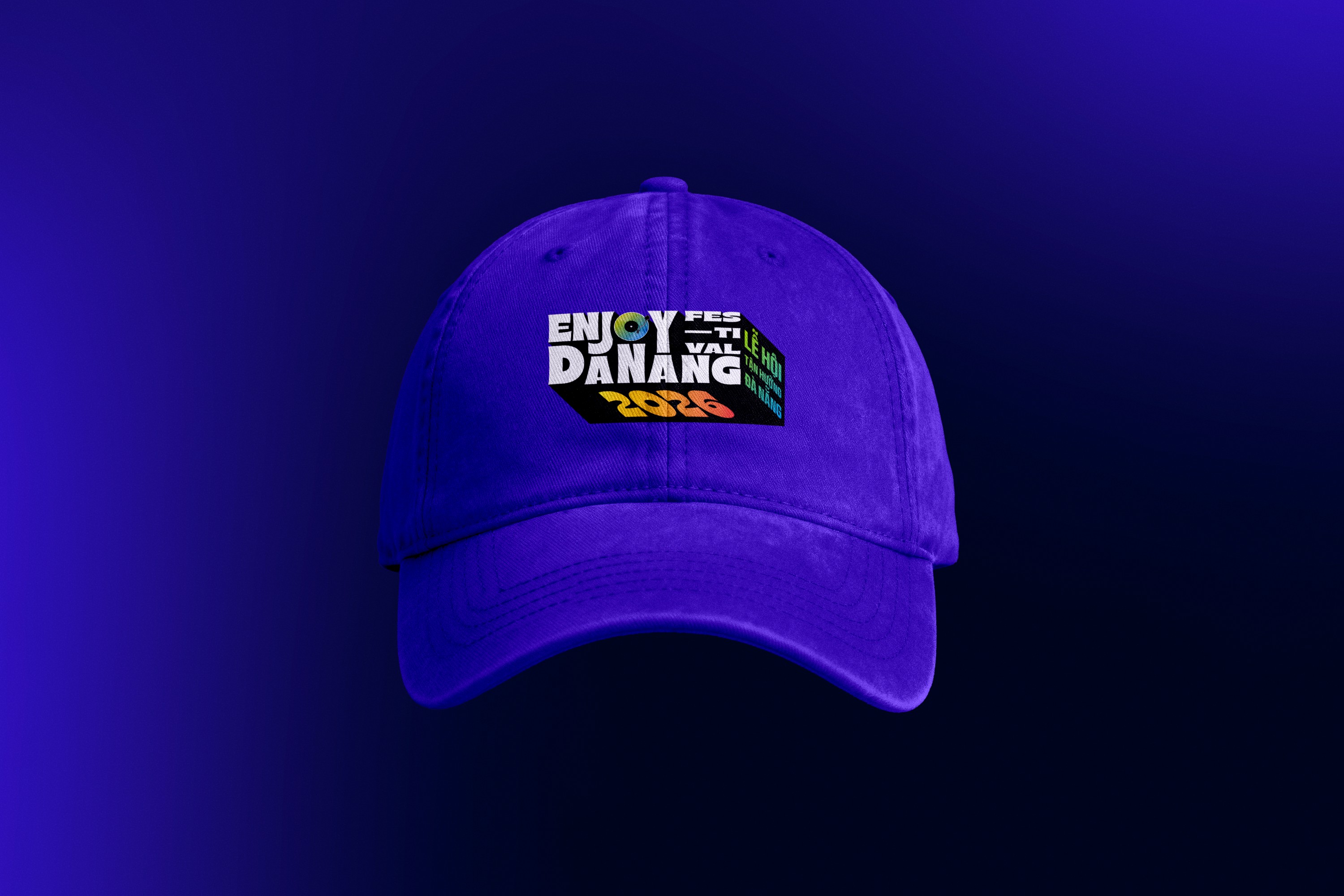 Enjoy Danang branded cap.