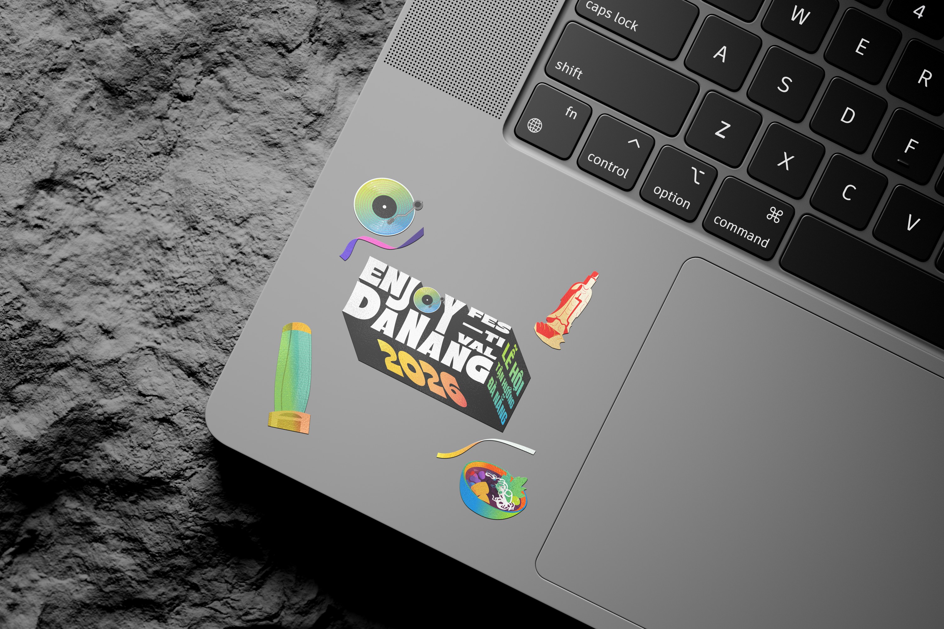 Enjoy Danang sticker sheet.