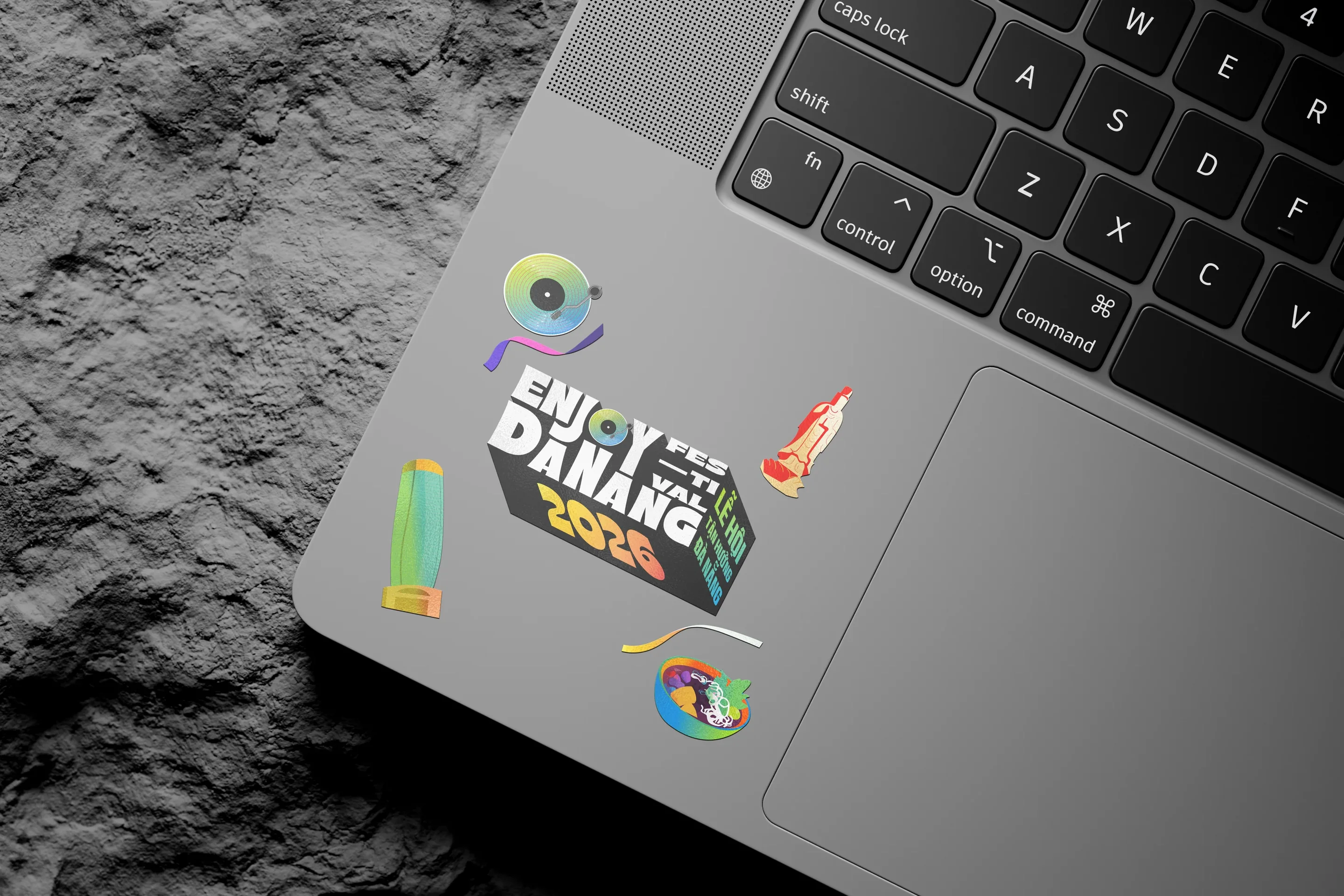 Enjoy Danang sticker sheet.