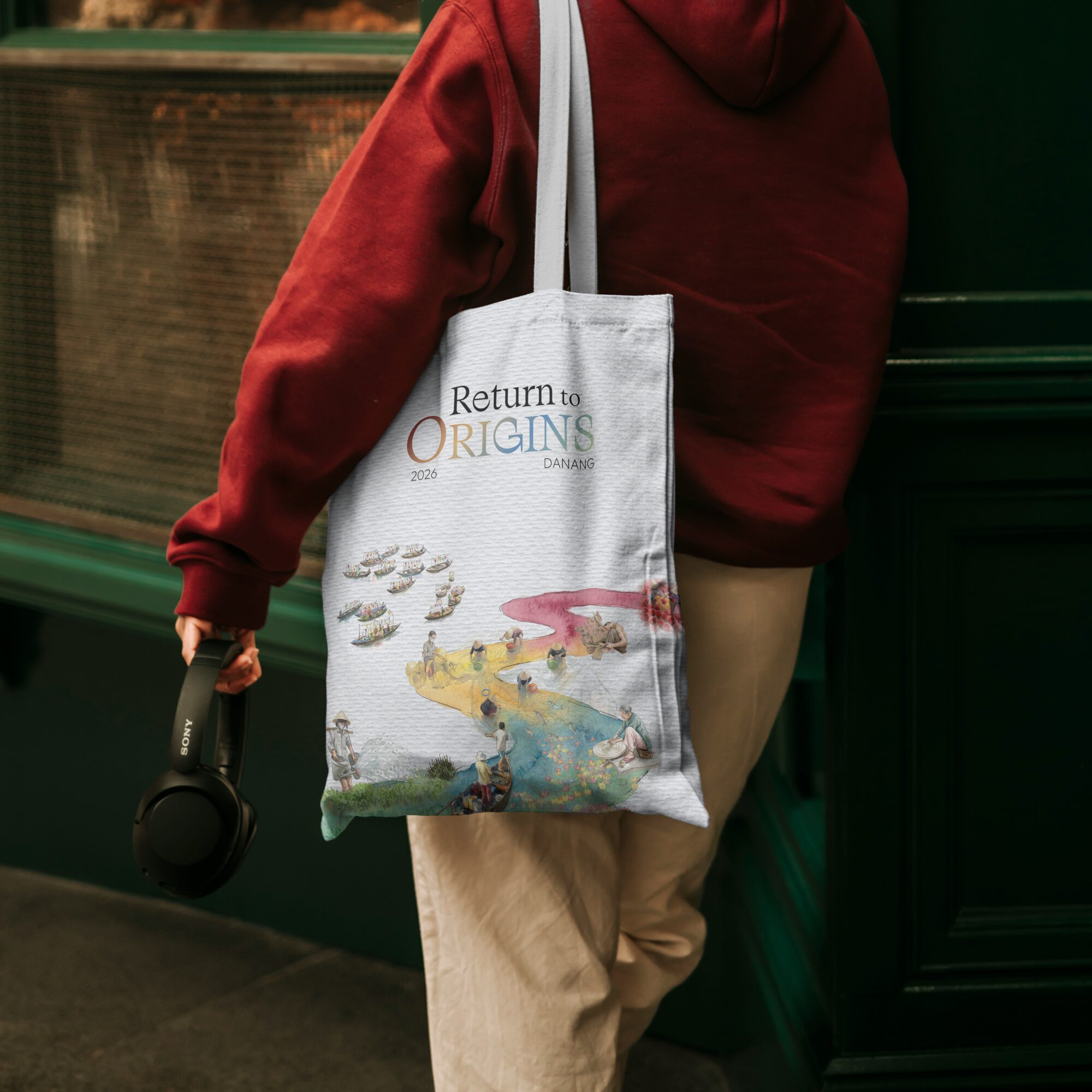 Return to Origins tote bag.