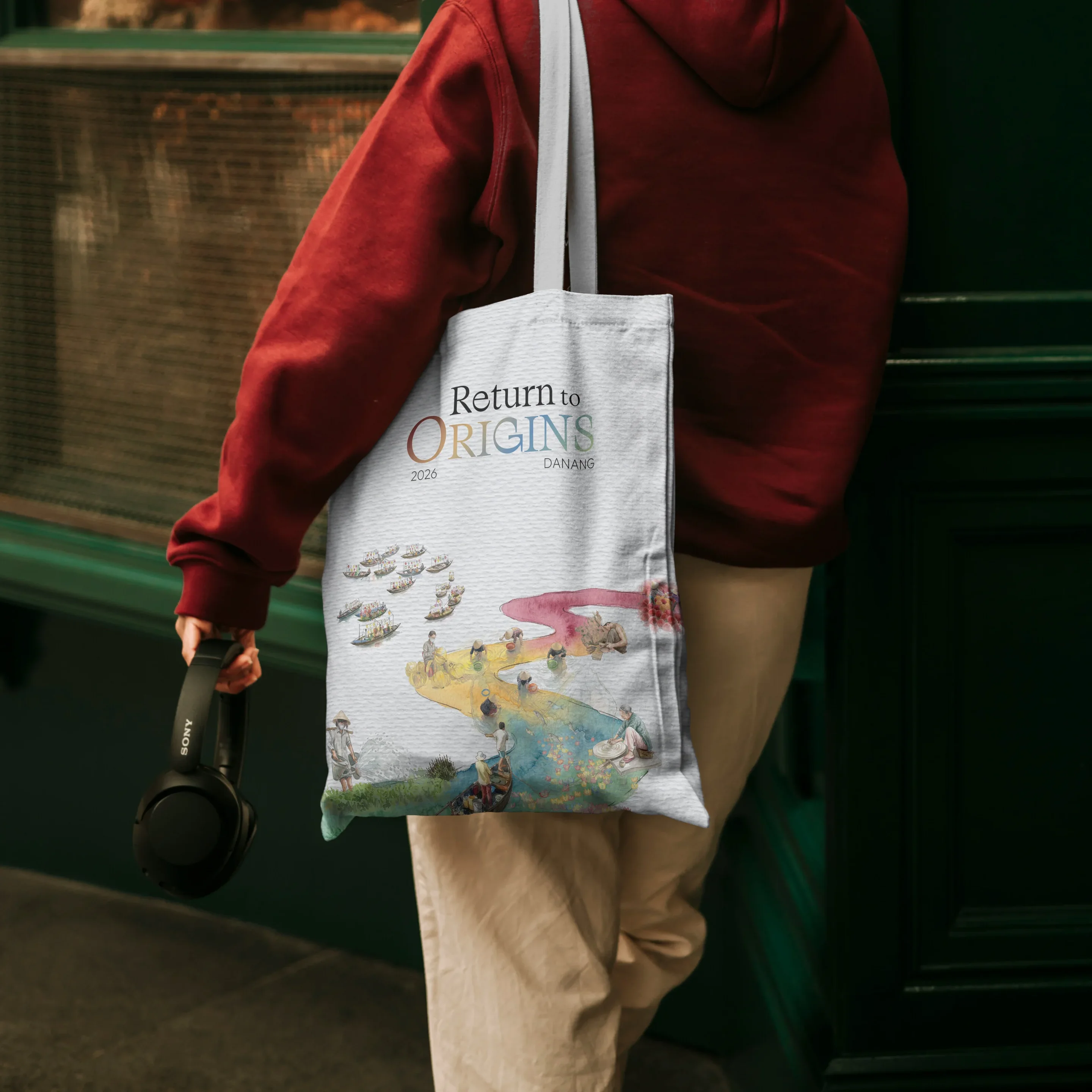 Return to Origins tote bag.